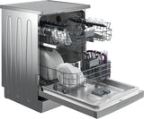 Beko bdfn15430x Freestanding 60cm Dishwasher - Stainless Steel